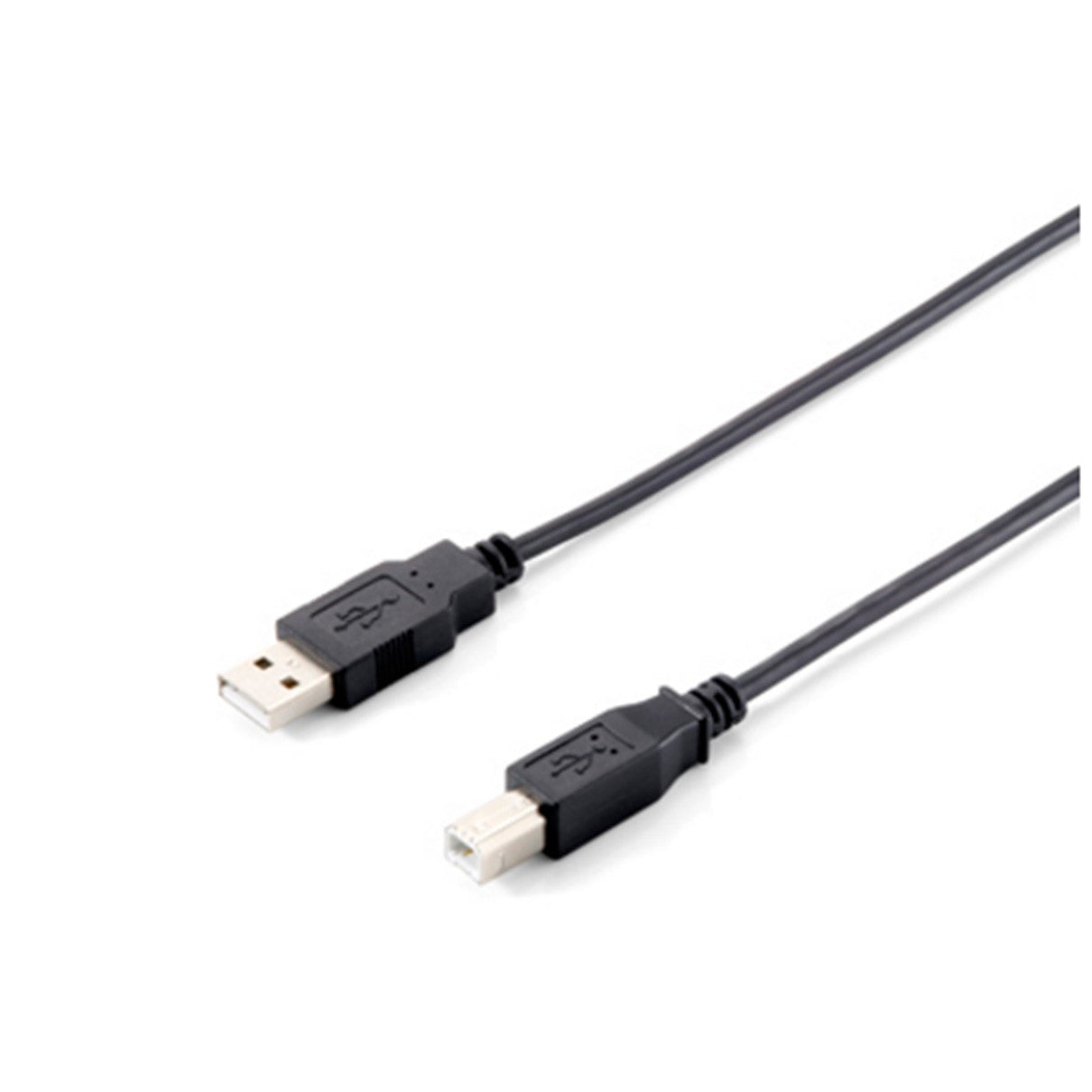 Cable USB 2.0 Impresora 5m Macho-Macho Doble Apantallado Negro