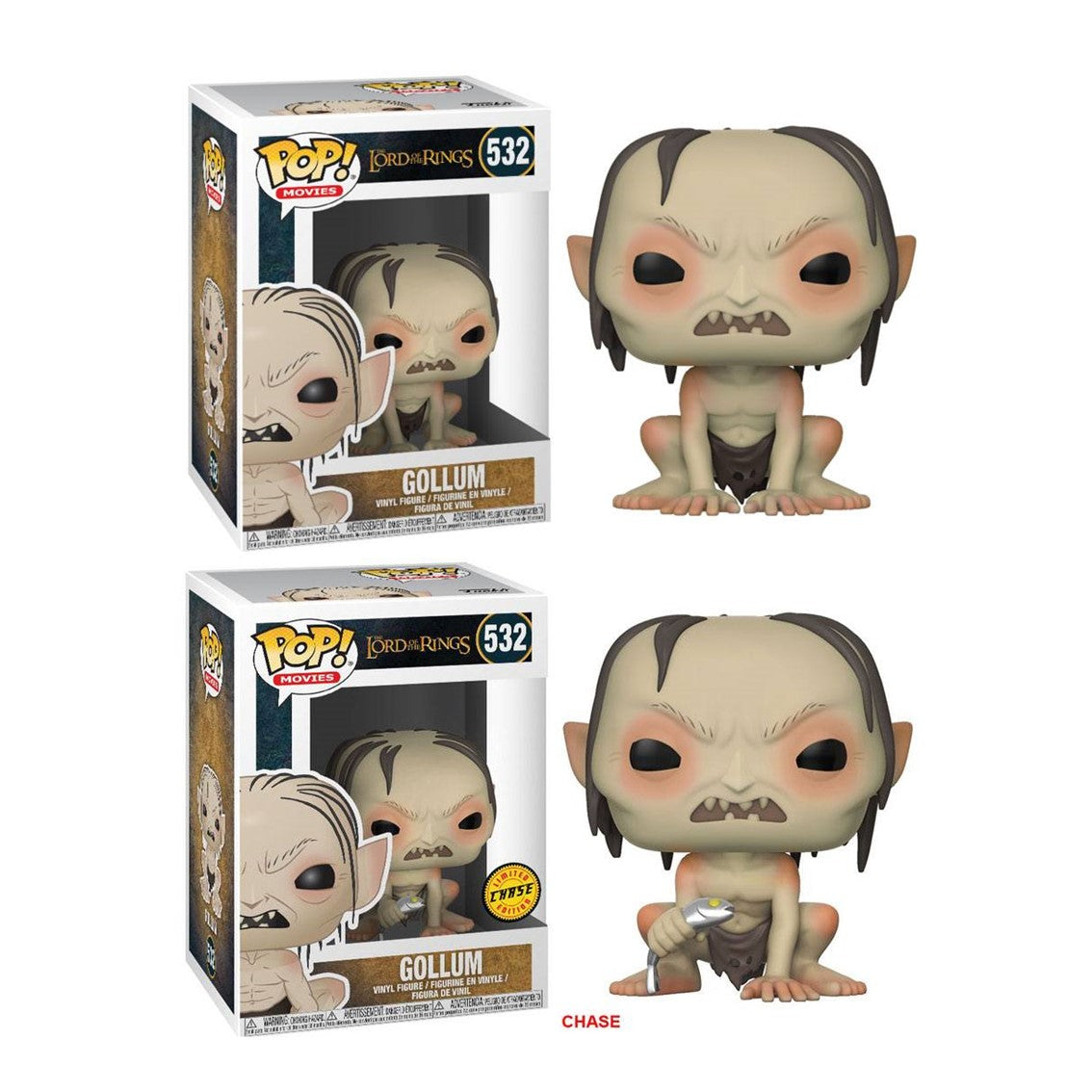 Funko Pop Gollum El Señor de los Anillos - Figura de Vinilo con Opción Chase