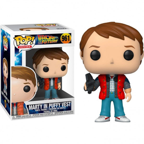 Figura de Vinilo FUNKO de Marty McFly con Chaleco Hinchado - Regreso al Futuro