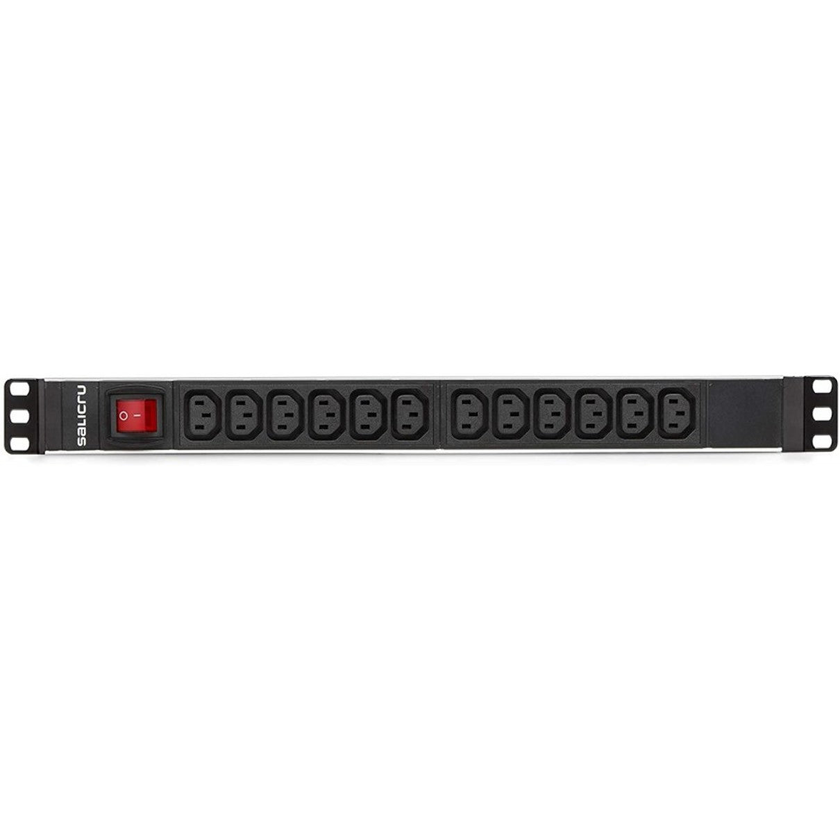 Regleta Salicru SPS PDU 12F para Rack 19" - 12 Tomas IEC con Interruptor