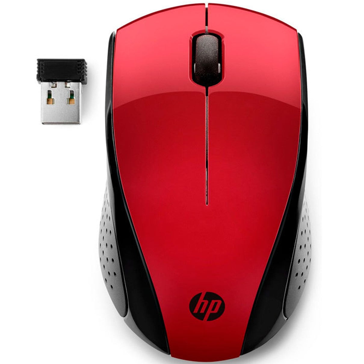 Ratón Inalámbrico HP 220 Óptico Ambidiestro Rojo de Viaje