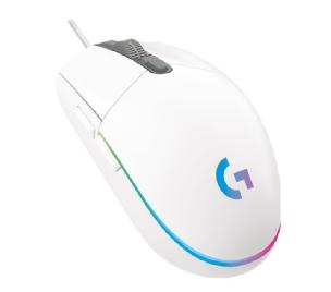 Ratón Gaming Logitech G102 LIGHTSYNC - Óptico 8000 DPI, 6 Botones, RGB Blanco