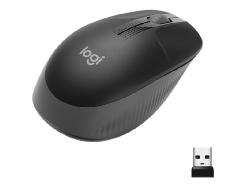 Ratón Inalámbrico Logitech M190 - Óptico Full Size en Gris Marengo