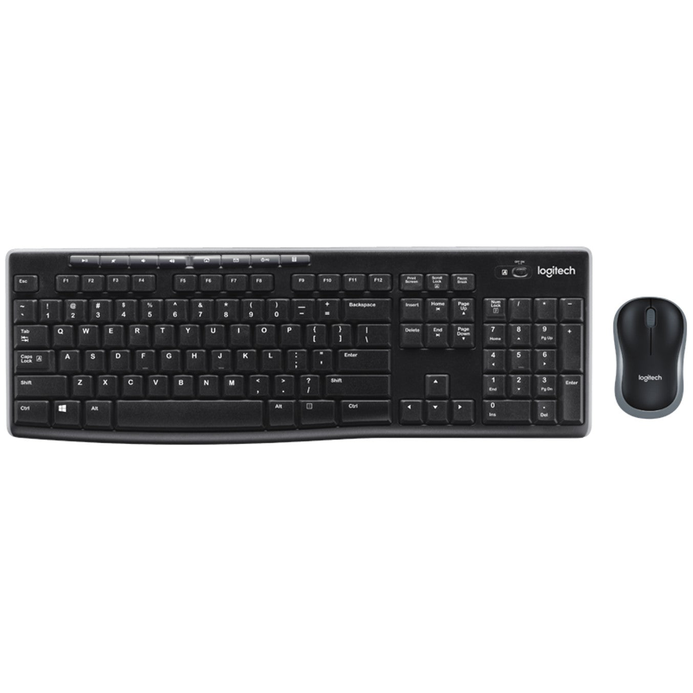 Teclado y Ratón Inalámbricos Logitech MK270 - Rendimiento Compacto y Duradero