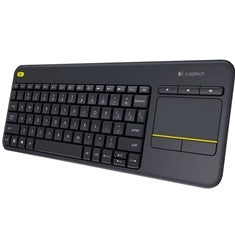 Teclado Inalámbrico Logitech K400 Plus con Touchpad Negro