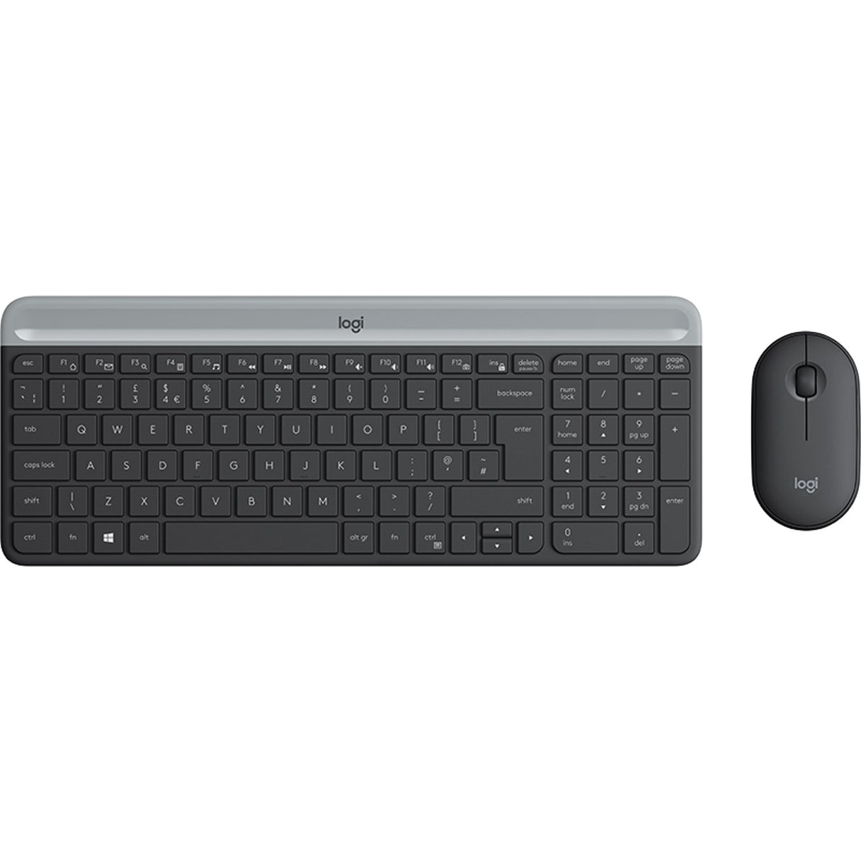 Combo Inalámbrico Teclado y Ratón Logitech MK470 Grafito