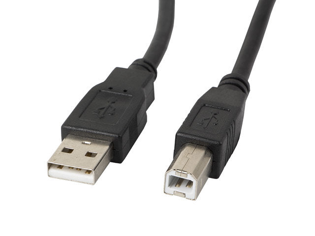 Cable USB 2.0 Lanberg A-B Macho con Ferrita 5m Negro