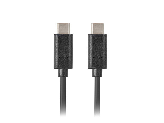 Cable USB Tipo C 2.0 Macho - 0.5m Negro, Transferencia 480 Mb/s