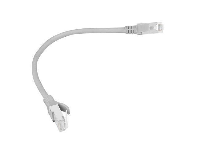 Cable Lanberg Cat.6 UTP 0.25m Gris - Fluke Passed