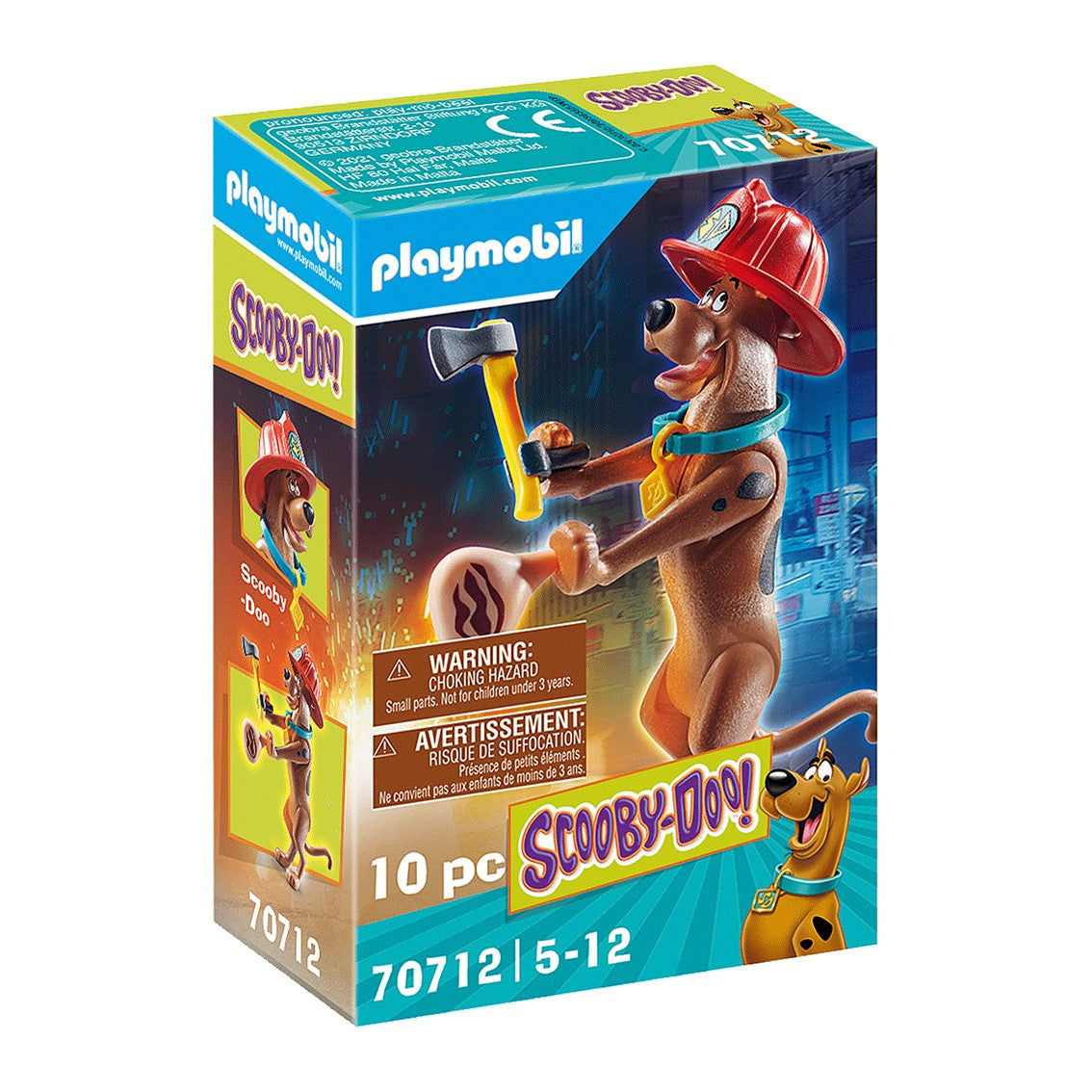 Figura Coleccionable Scooby-Doo Bombero de Playmobil