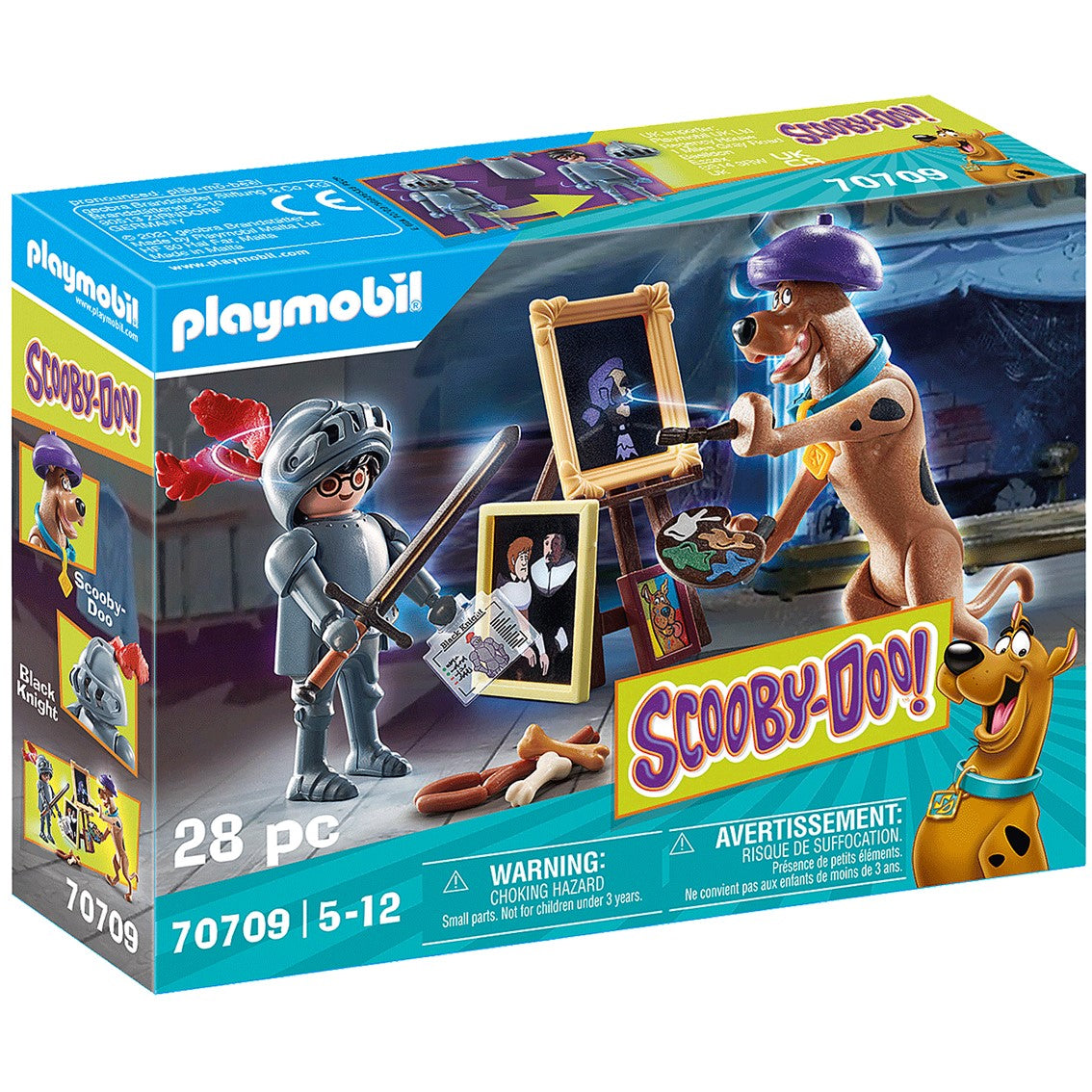 Playmobil Scooby-Doo: Aventura Con El Caballero Negroe