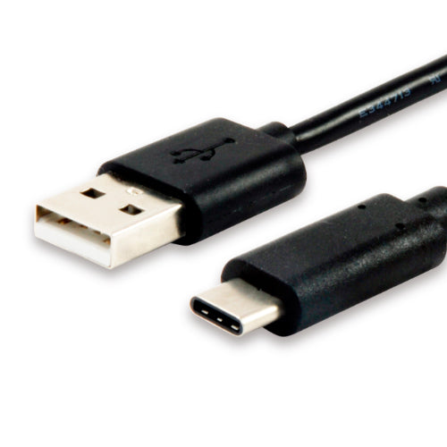 Cable USB 2.0 Tipo A Macho a Tipo C Macho de 1m - Reversible y Niquelado