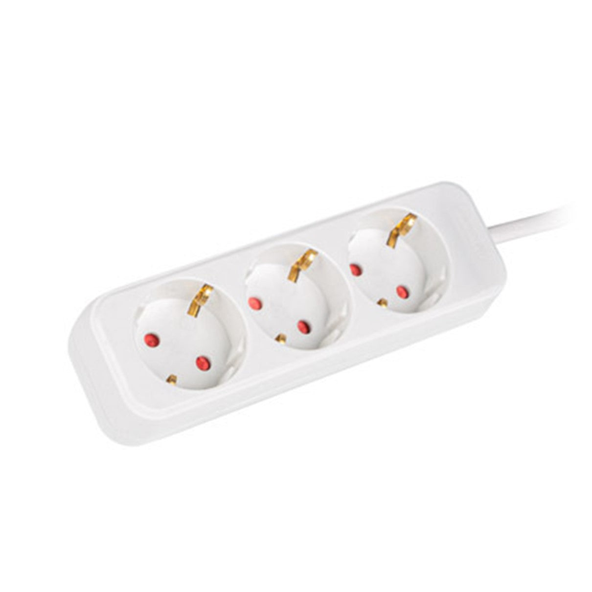 Regleta Lanberg 3 Tomas Schuko Blanca 1.5m con Protección Infantil