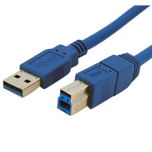 Cable USB 3.0 Tipo A a B de 3 Metros - Velocidades de Hasta 5 Gbps