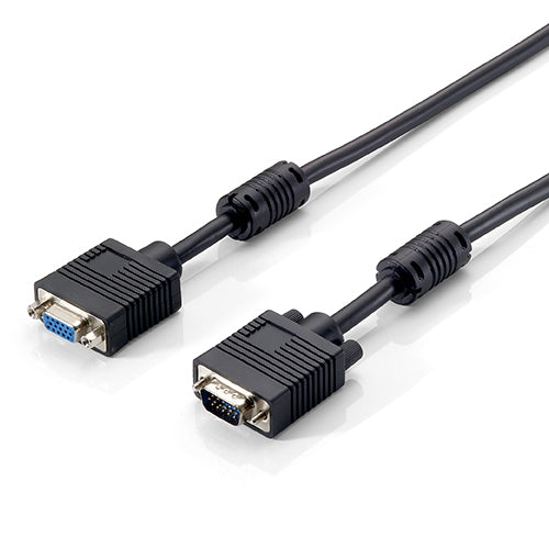 Cable Alargo SVGA Equip 3 Coax Macho - Hembra 1.8m con Ferritas