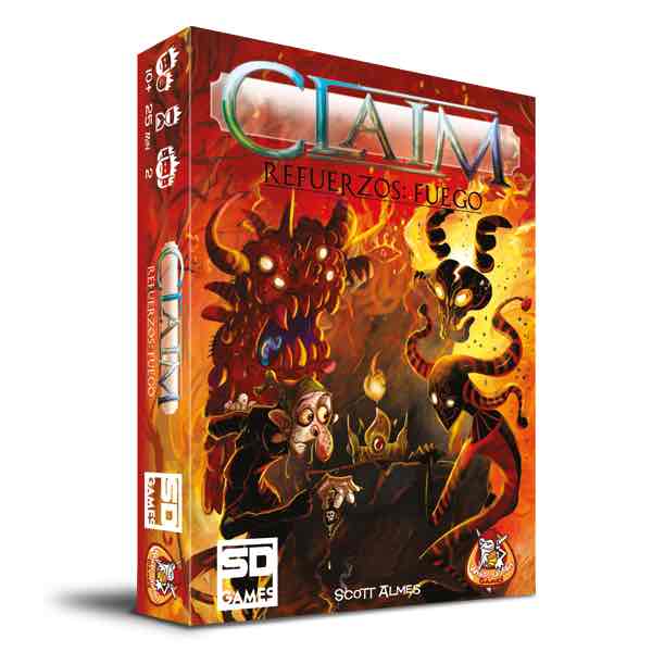 Claim Refuerzos: Fuego - Juego de mesa (+10 años)