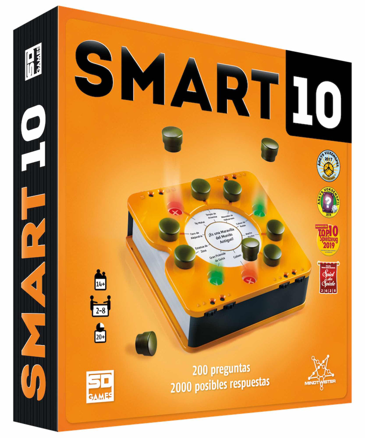 Juego de Mesa Smart10 - ¡Preguntas Rápidas y Desafiantes!