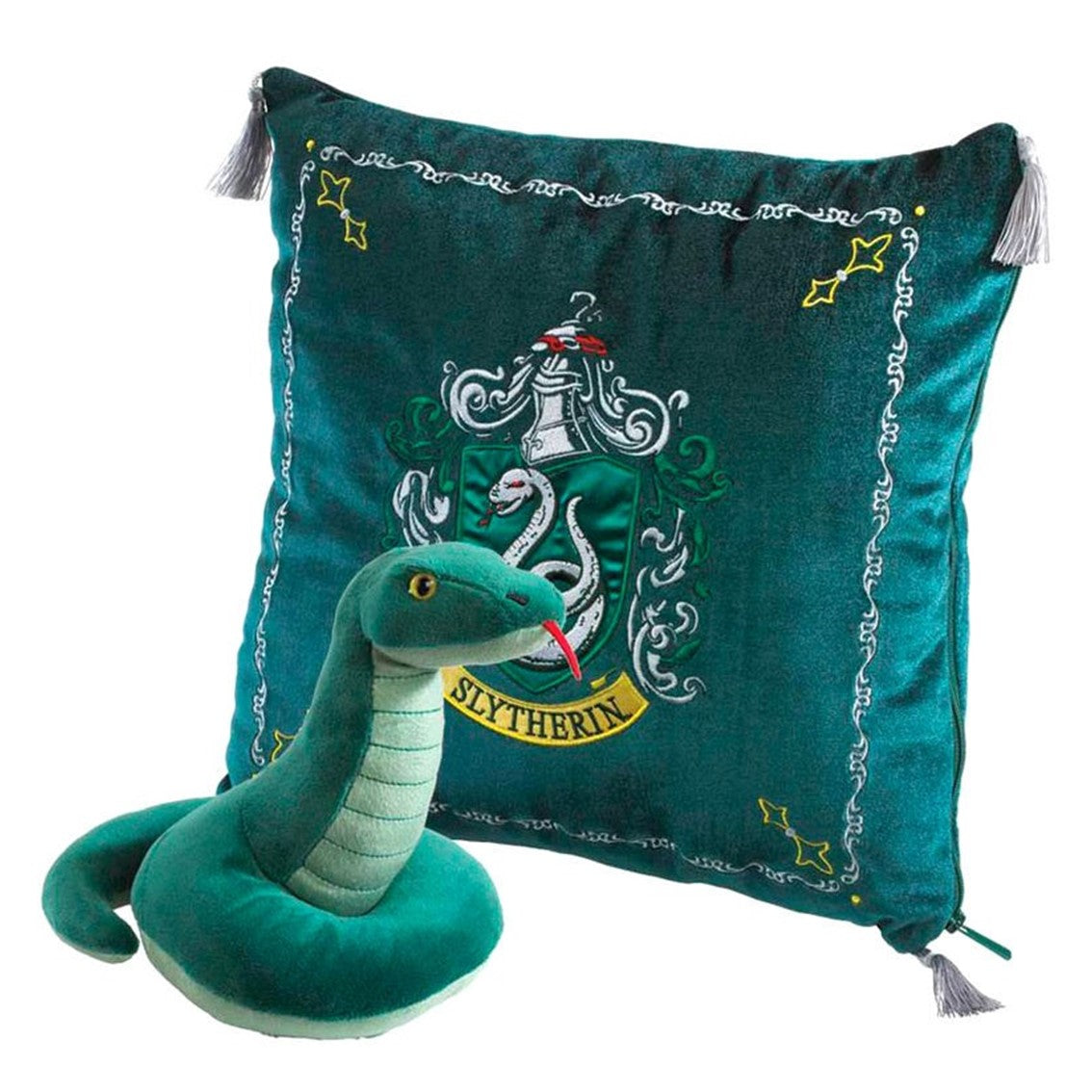 Peluche Slytherin y cojín Noble Collection Harry Potter