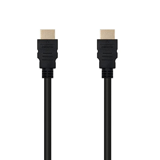 Cable HDMI V2.0 Premium 4K 2m Macho a Macho Nanocable Negro