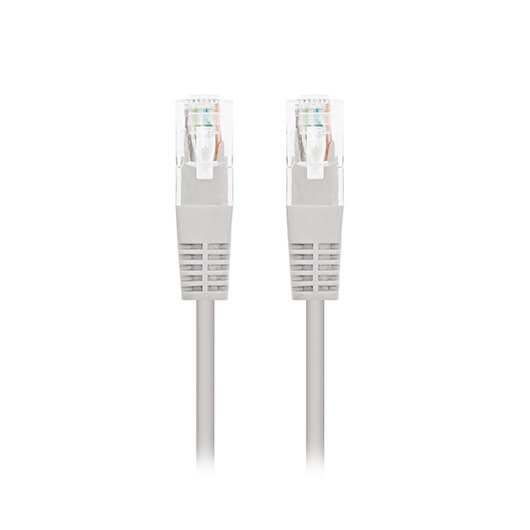 Cable Red Nanocable RJ45 UTP Cat6 0.3m Gris