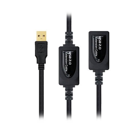 Cable USB 2.0 Tipo A Macho a Hembra de 10m - NANOCABLE
