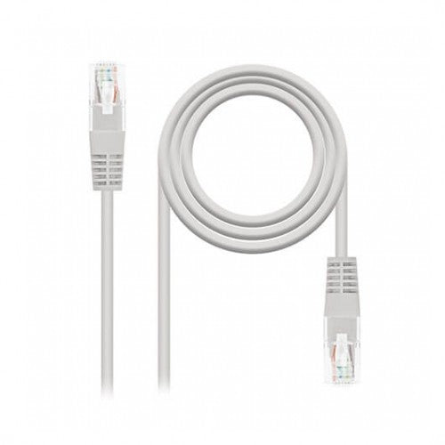 Cable Nanocable RJ45 UTP Cat6 10m Gris - Conexión de Alta Velocidad