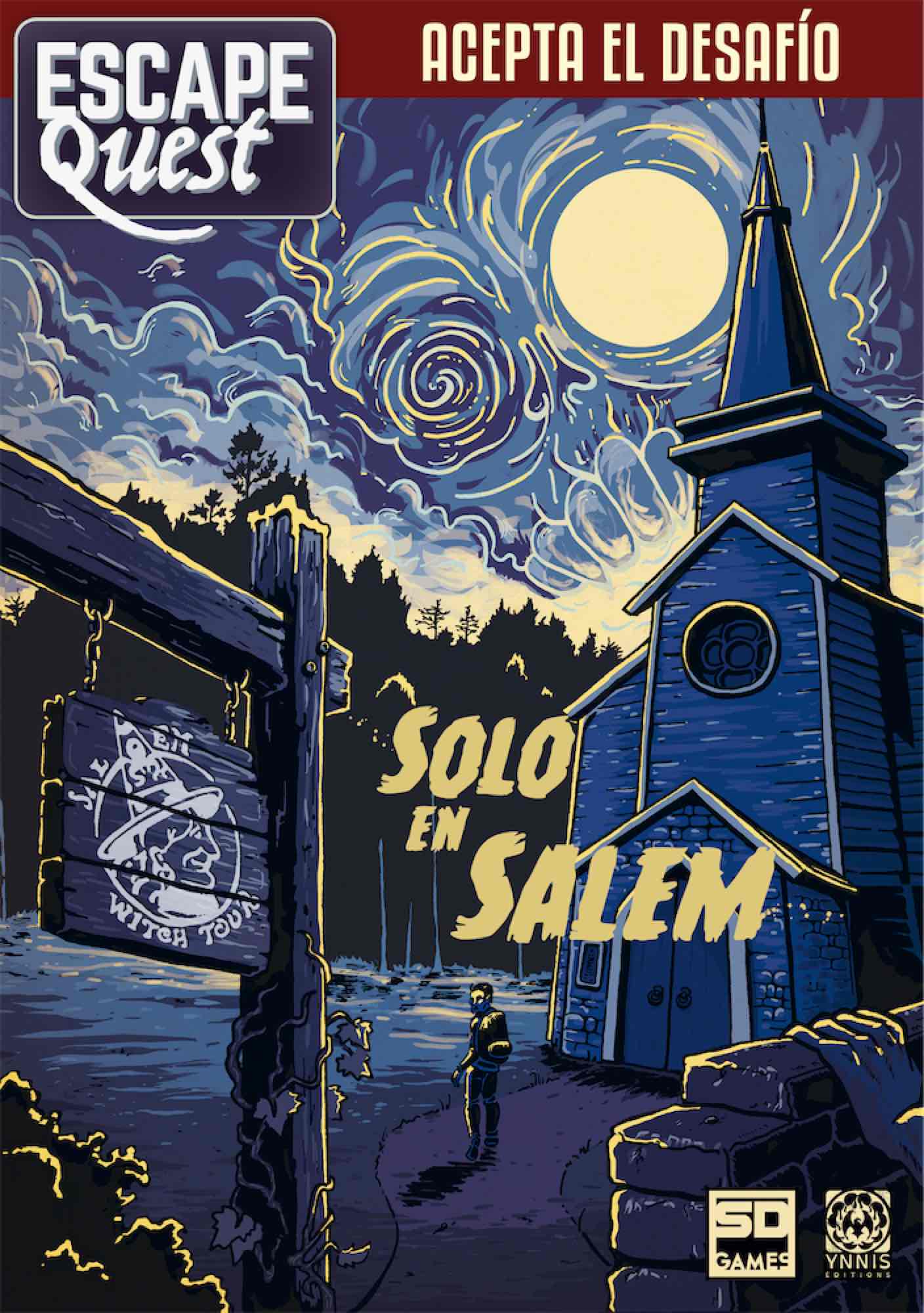 Escape Quest 3: Solo en Salem - Juego de mesa (+12 años)