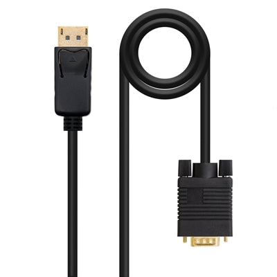 Cable Conversor DisplayPort a VGA Nanocable 1m Macho - Negro