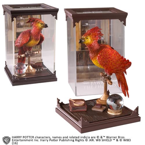 Estatua Fawkes el Fénix - Noble Collection criaturas mágicas