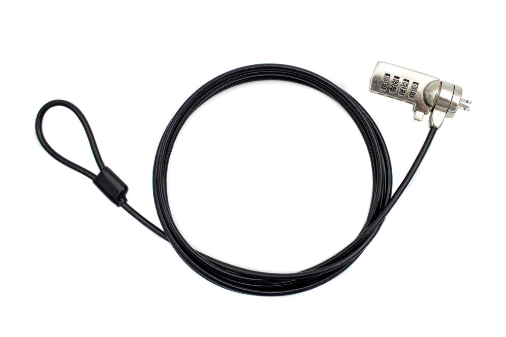 Candado de Seguridad Nilox para Portátil con Combinación de 4 Dígitos - 1.80m