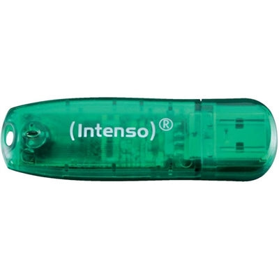 Memoria USB Intenso Rainbow 8GB Verde - Almacenamiento Eficiente