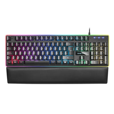 Teclado Mecánico RGB H-Mechanical Mars Gaming MK320ES con Reposamuñecas Ergonomico