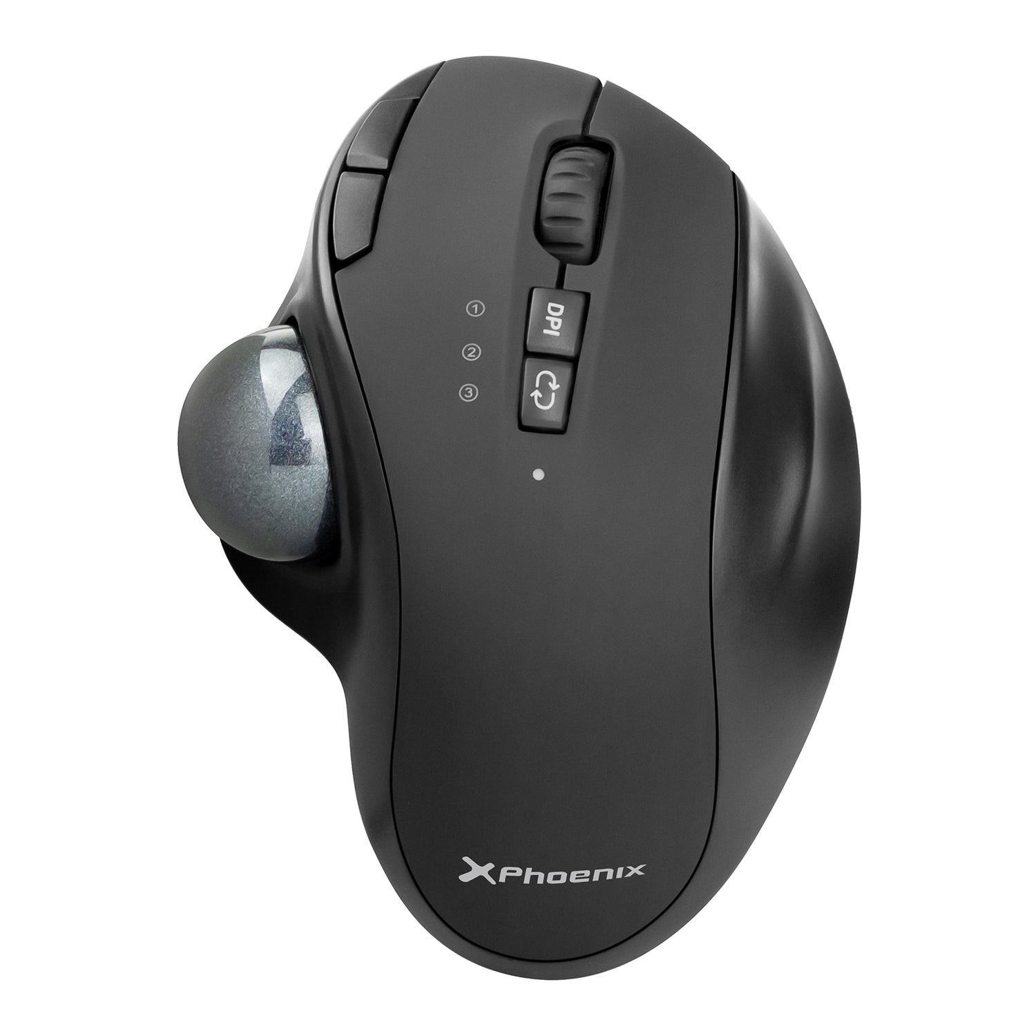 Ratón Inalámbrico Ergómico Phoenix Ergo T1 con Trackball y Batería Recargable