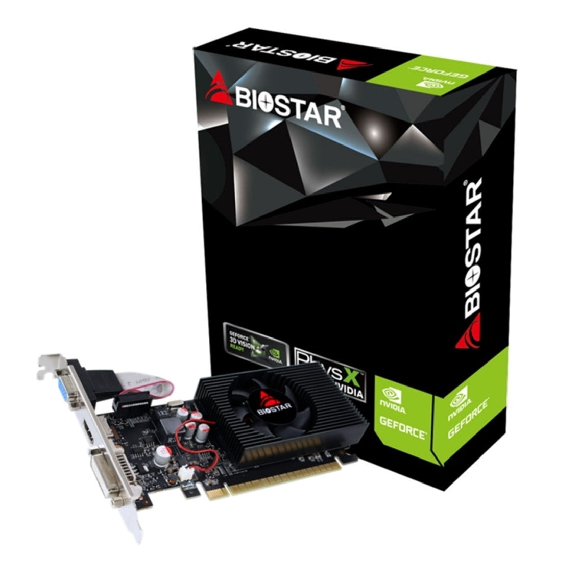 Tarjeta gráfica Biostar NVIDIA GeForce GT 730 4GB DDR3 HDMI D-Sub DVI PCI Express 2.0