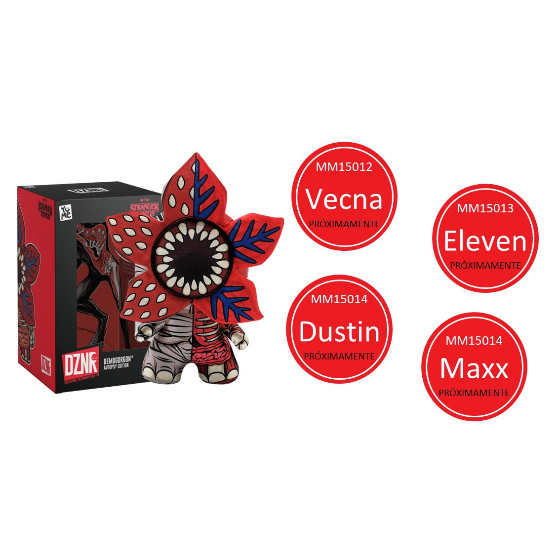 Peluche Coleccionable DZNR de Stranger Things - Unidad Aleatoria