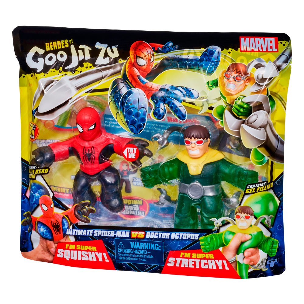 Pack de Figuras Goo Jit Zu Marvel: Spiderman vs Dr. Octopus