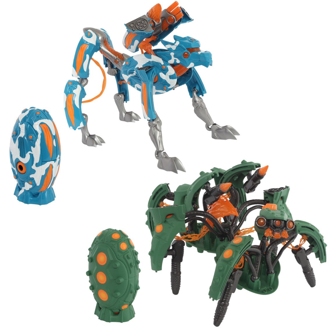 Figuras Gigabots Transformables de Bandai - Robots Intercambiables de 33 Piezas