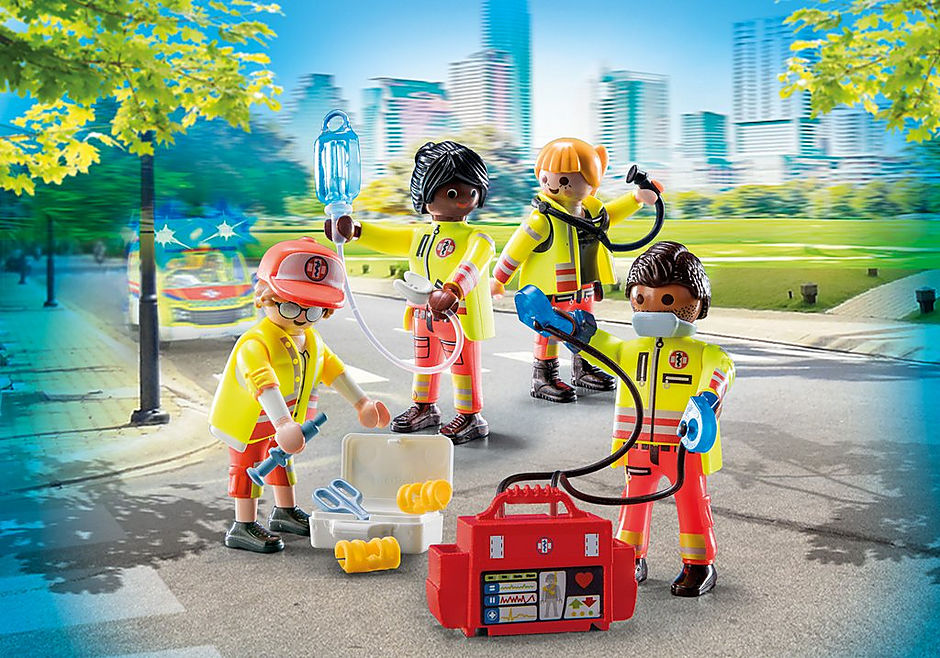 Equipo de Rescate Playmobil: Héroes en Acción