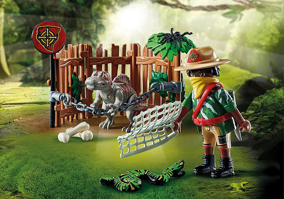 Playmobil Bebé Spinosaurus - Aventuras Prehistóricas para Niños
