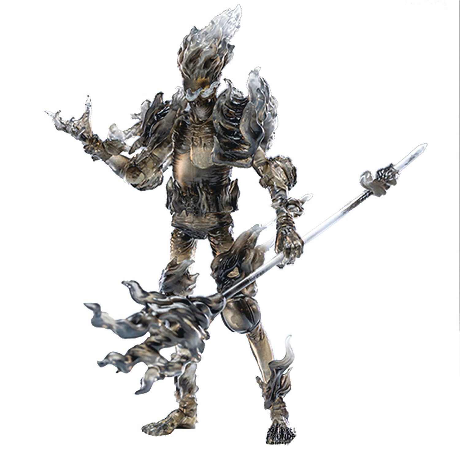 Figura Juez Fuego en Blanco y Negro - Diamond Select Toys 1/18