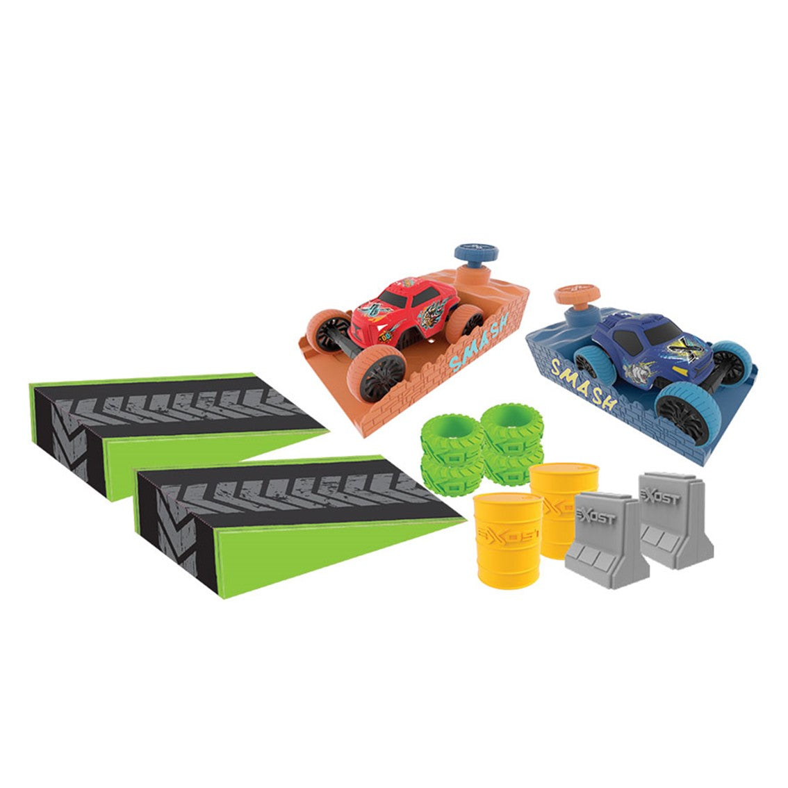 Bizak Exost Smash & Go Pack Doble - Coches de Pelea a Alta Velocidad