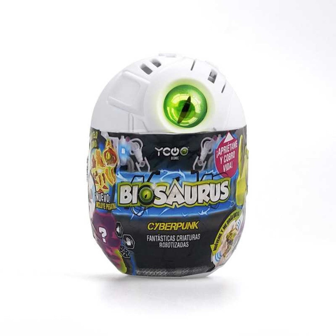 Biosaurus Cyberpunk: Huevo Electrónico Interactivo 1 Unidad Aleatoria