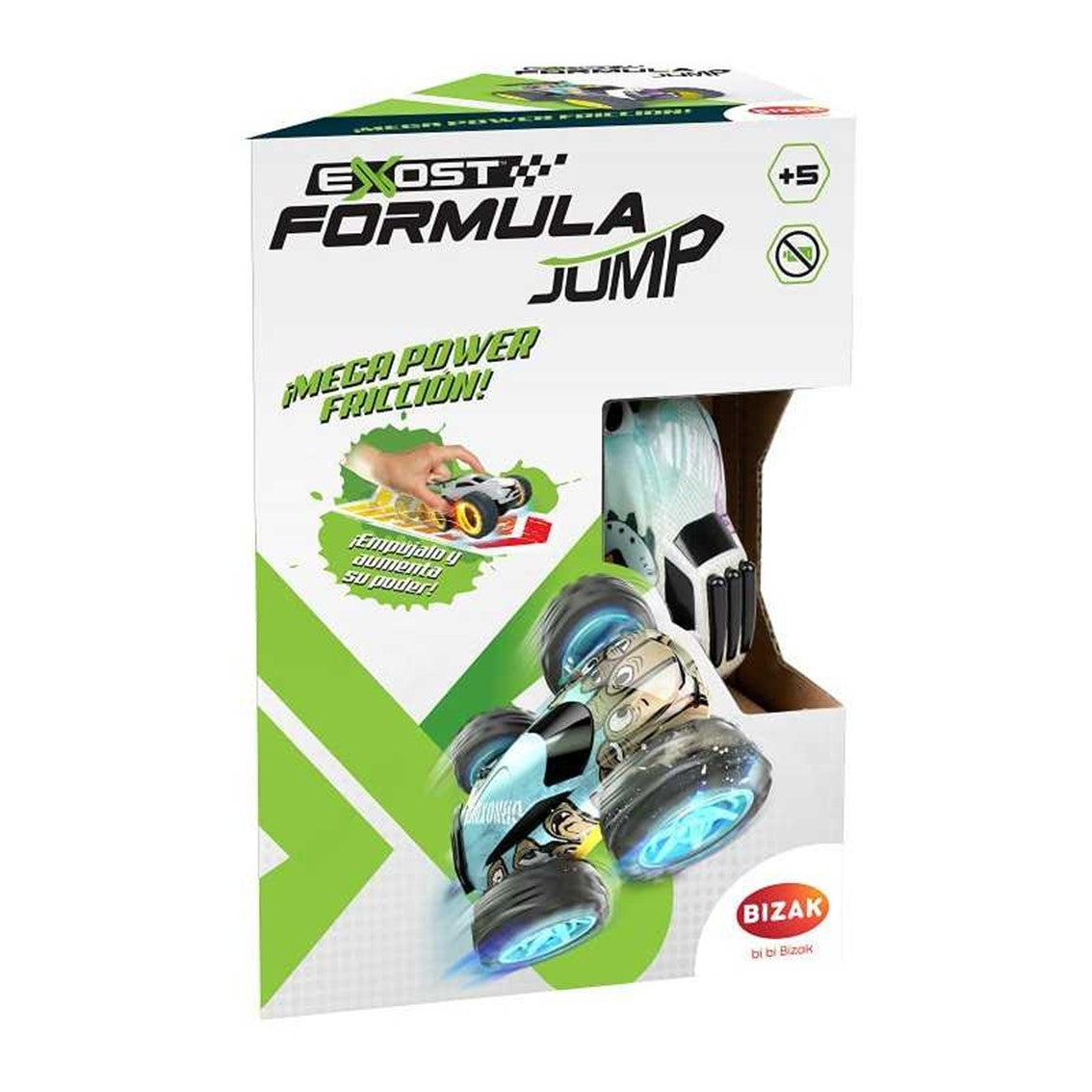 Coche Acrobático Bizak Exost Jump Pack - Juguete a Fricción