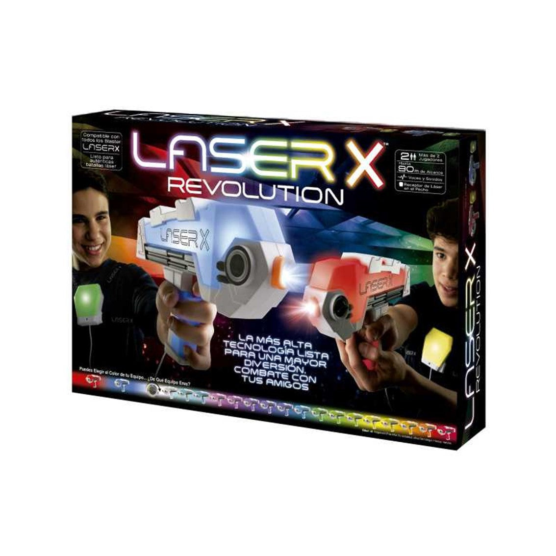 Blásteres Doble Laser X Revolución: ¡Dispara y Domina!