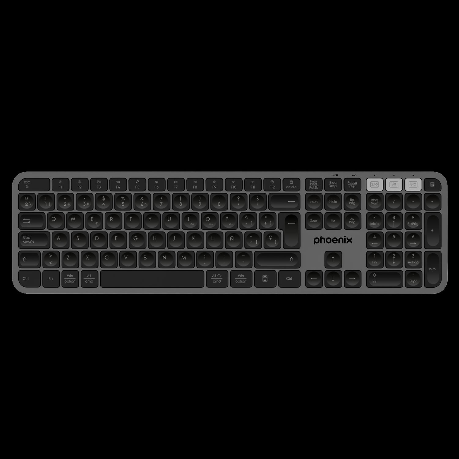 Teclado Inalámbrico Multidispositivo Phoenix K300 - Bluetooth y 2.4GHz