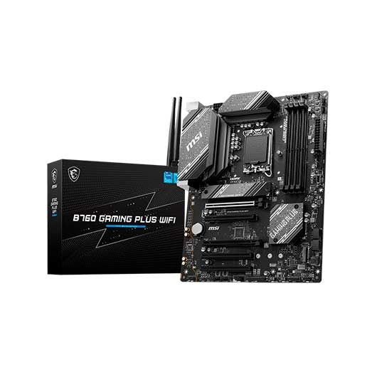 Placa Base MSI B760 Gaming Plus WiFi ATX LGA 1700 DDR5 con RAID y Conectividad Avanzada