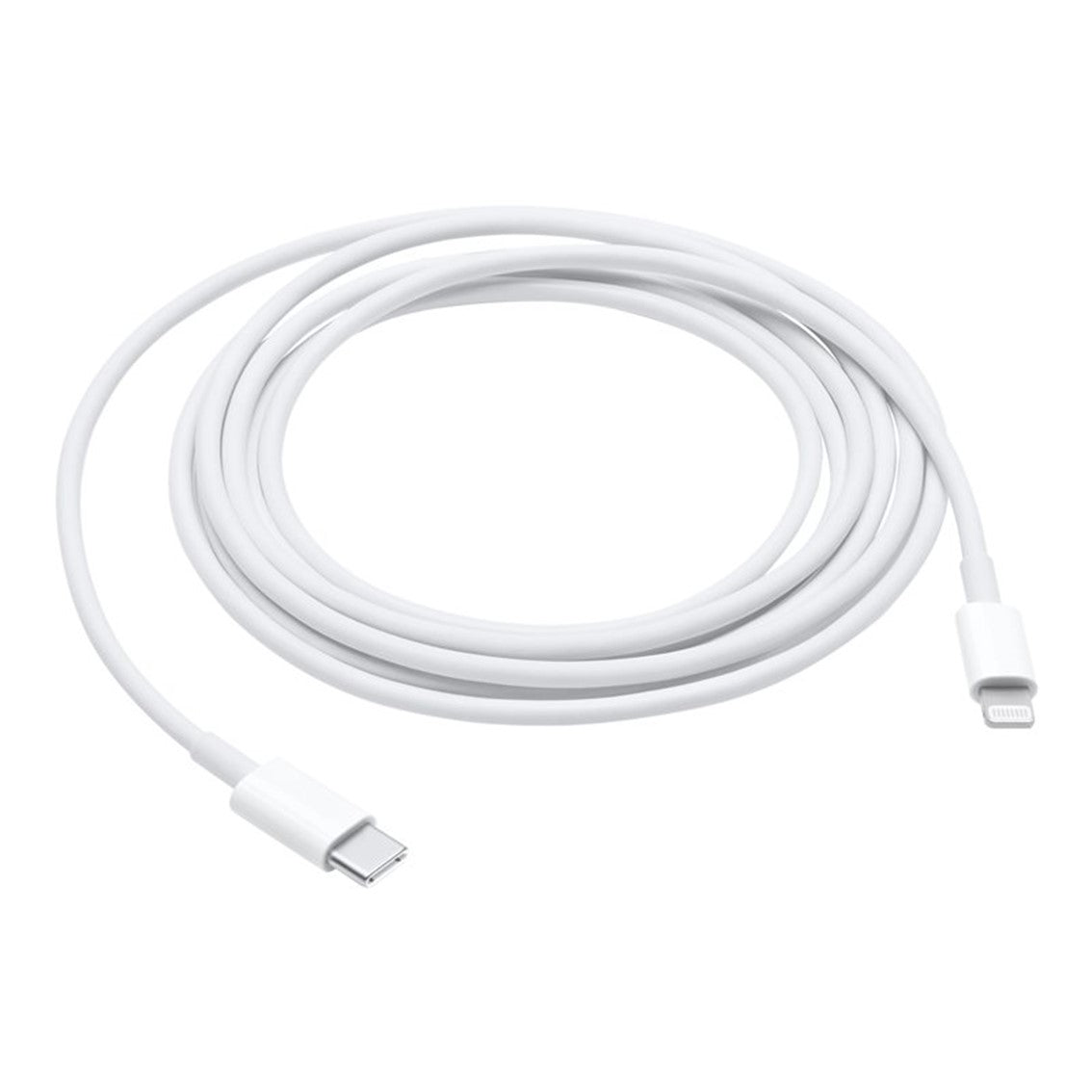 Cable Apple USB-C a Lightning de 2m - Macho a Macho - Blanco