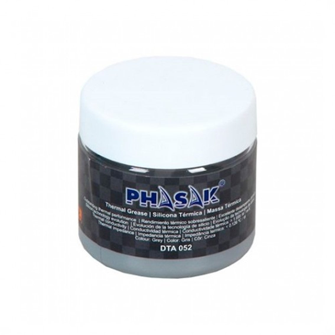 Pasta Térmica PHASAK Gris 50g - Rendimiento Óptimo y Fiable