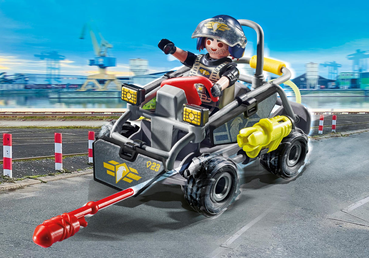 Quad Multiterreno de Fuerzas Especiales Playmobil: Aventura y Acción Sin Límites