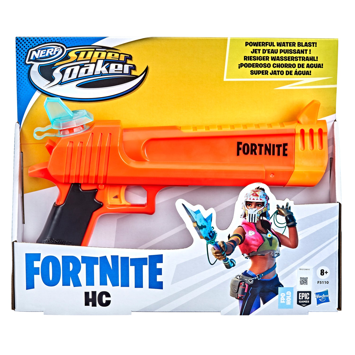 Lanzador de Agua Nerf Super Soaker Fortnite HC